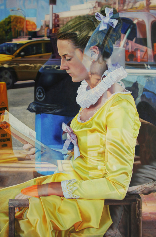Return to Classicism-Young Girl Reading by Yeqiang Wang