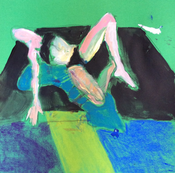Yoga Mat Catnap by Elyse Wyman