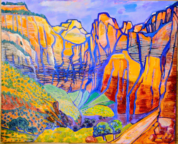 "Zion Canyon'' by Tatiana Grudinina