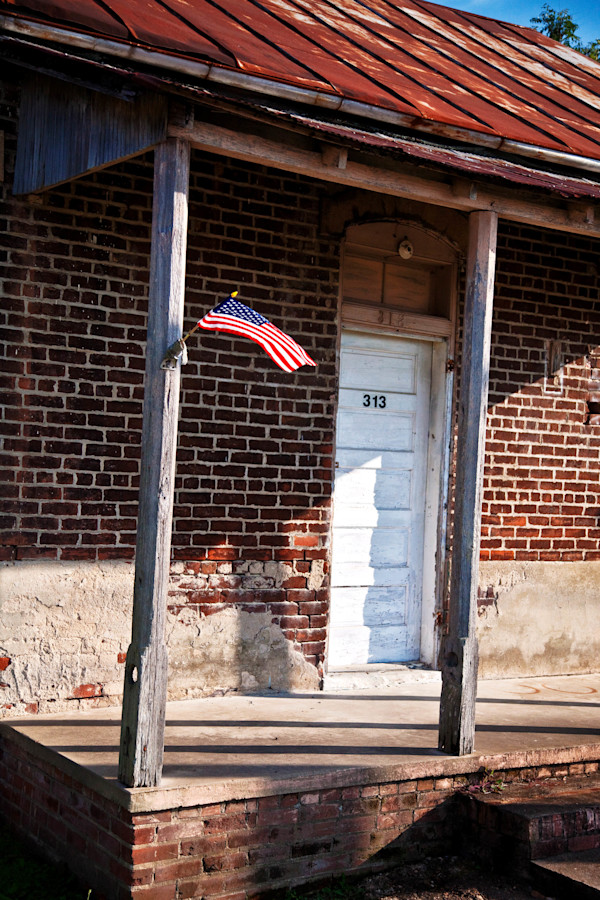 Natchez, MS - 2012 (Porch & Flag) by Matthew Rabin