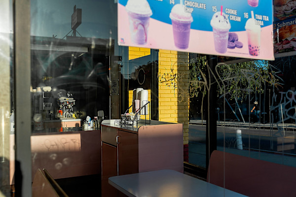 Los Angeles - 2023 (Frappuccino & Woman) by Matthew Rabin
