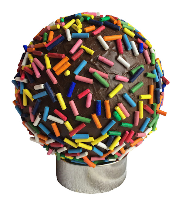 chocolate donut hole by Gary Polonsky