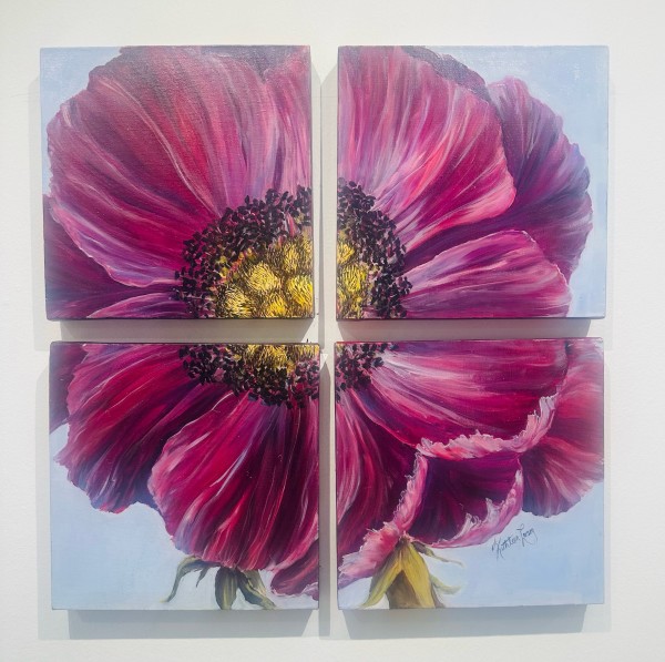 Anemone Squared by Kathleen Losey