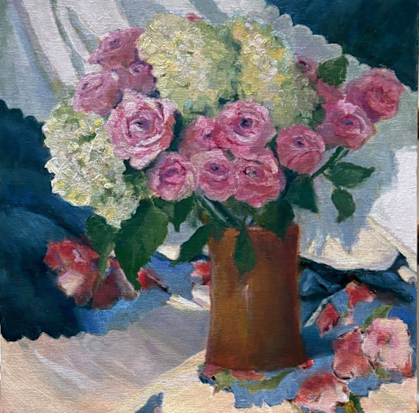 Beautiful Blooms (Katie Williams) by Collymore Oil Painters Atelier