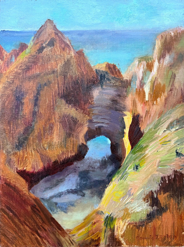 Turquoise Portal (Bonnie Zea Dean) by Collymore Oil Painters Atelier