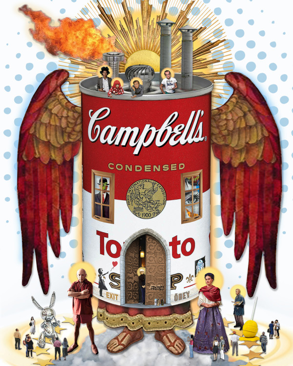 Campbell's Soup Angel by Steve O'Loughlin