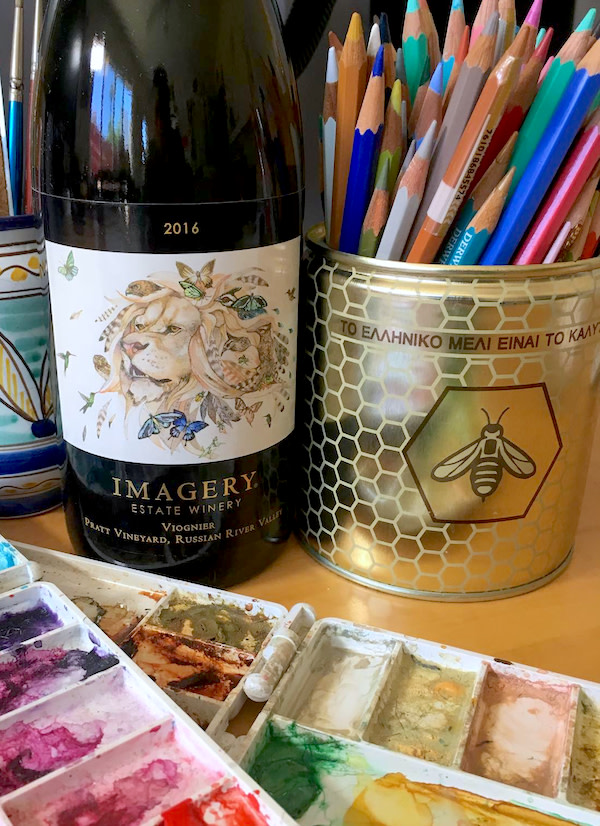 Imagery Winery, Viognier, 2016 by Laura Ball