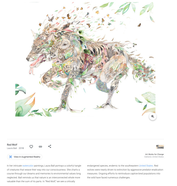 NRDC presented by Art Works for Change on Google Arts & Culture by Laura Ball