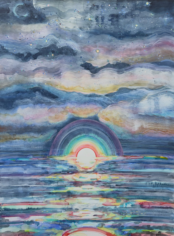 Moon Set by Laura Ball