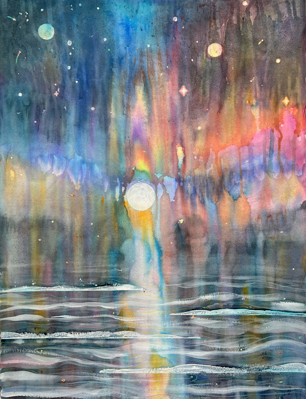 The Sea at Night by Laura Ball