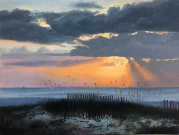 Sunrise on the Beach by Pat Wattam