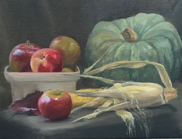 Fall Apple Still Life by Pat Wattam