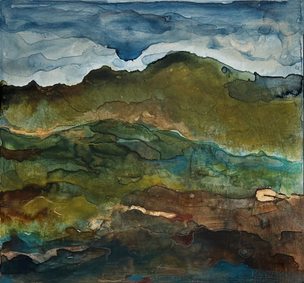 Sky and Mountains, Taos by Shanti Conlan