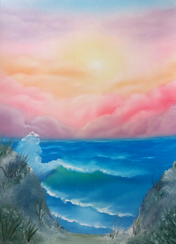 Pieni iloinen aalto by Anne Engholm