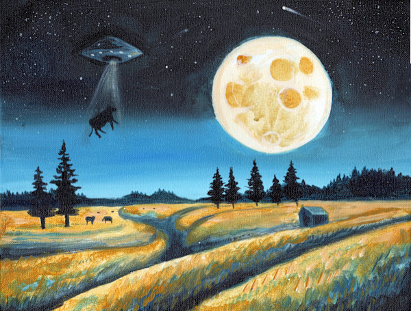 Harvest Moon UFO by Alejandro Sarmiento, Image 1.