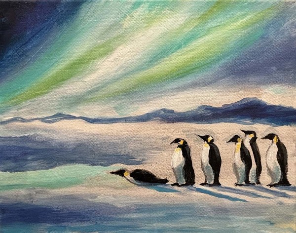 Penguins Slide by Alejandro Sarmiento, Image 1.