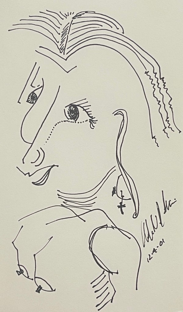 Abstract Portrait V- by Angelo DeFilippo