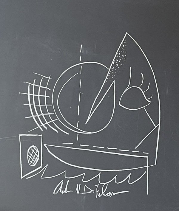 Chalkboard Six  **  10-2023 by Angelo DeFilippo