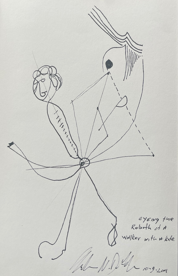 Walker With A Kite  ** by Angelo DeFilippo