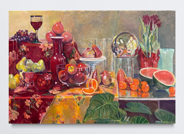 Baroque Still Life with Fading Tulips by David Summers, Image 2.