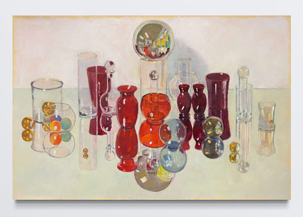 Happy Still Life with Red Objects by David Summers, Image 2.