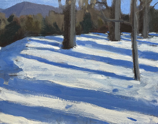 Untitled (Snow Painting 225) by David Hawkins