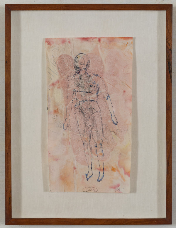 Untitled (Passenger, pink paper) by Dean Dass