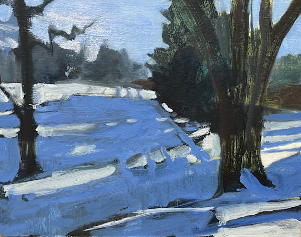 Untitled (Snow Painting 425) by David Hawkins