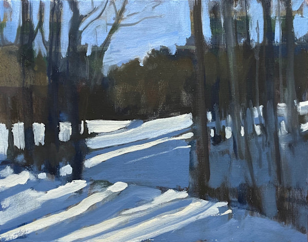 Untitled (Snow Painting 525) by David Hawkins