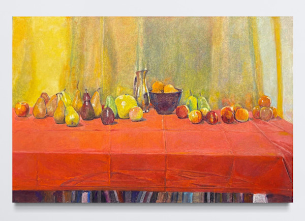 The Red Table Curtain Call Still Life by David Summers, Image 3.