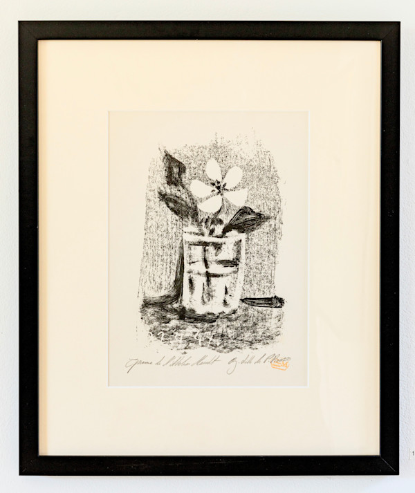 Fleurs dans un verre, n°6 (Flowers in a Glass #6) by Pablo Picasso