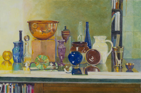 Grand All Over Still Life with Set Sun, Past, and Bright Memories by David Summers