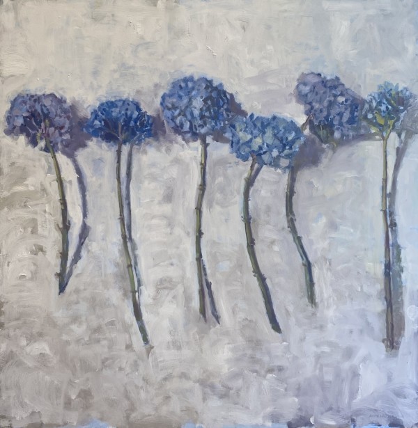 Blue Hydrangeas by Annie Harris Massie