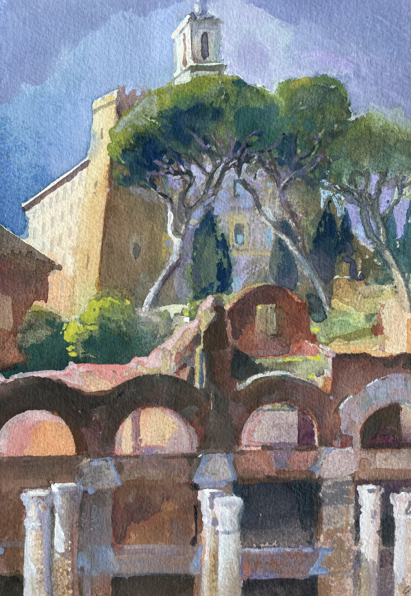 Rome and Tivoli (L634a) by Lincoln Perry