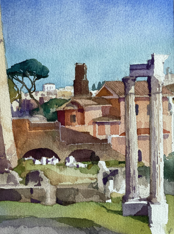 Rome and Tivoli (L634c) by Lincoln Perry