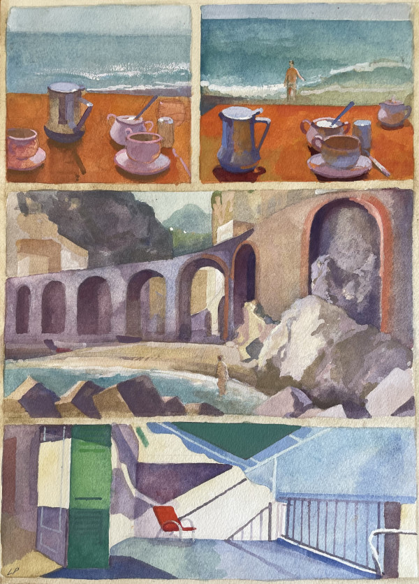 Study for Amalfi 3 (L126) by Lincoln Perry