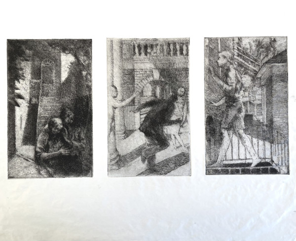 Lincoln Perry three proofs (P48b, P48c, P48a) by Lincoln Perry