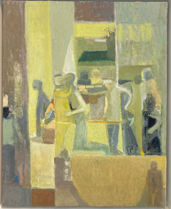 Figures on a Painted Space by Deborah Kahn