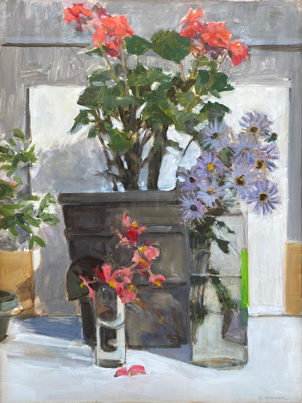 Flower Still Life by Richard Crozier