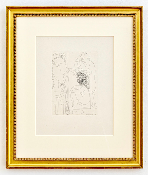 Modèle, Tableau et Sculpture (Model, Table, and Sculpture) by Pablo Picasso, Image 3.