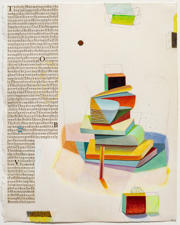 The Sutra of the Recollection of the Noble Three Jewels, Part II by Meg Hitchcock