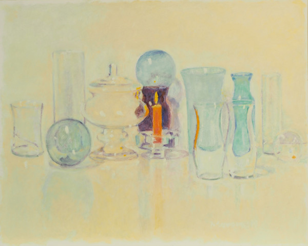 Still Life with Apothecary Jar by David Summers