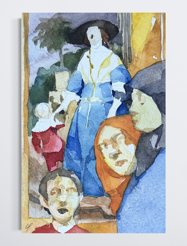 Onlookers; Aristocratic Lady II (G863 15) by Lincoln Perry, Image 2.