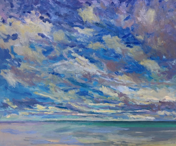 Morning Clouds, Ocean by Priscilla Whitlock