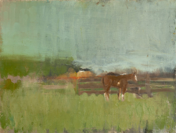 Architecture of the Field (Dakota with Fence) by Pam Black