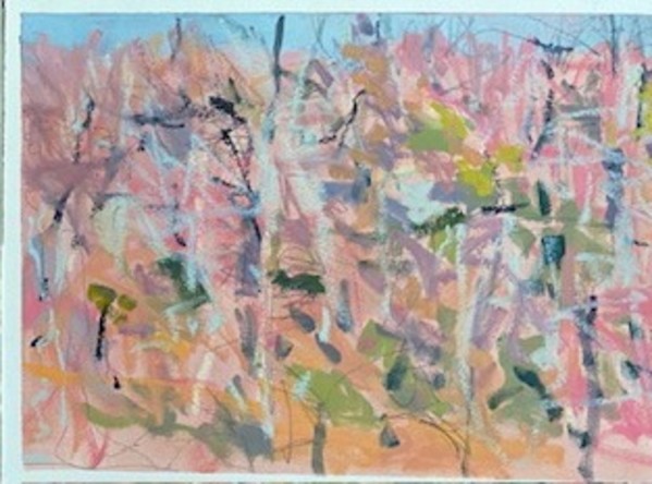 Winter Pinks, Lake  (right) by Priscilla Whitlock