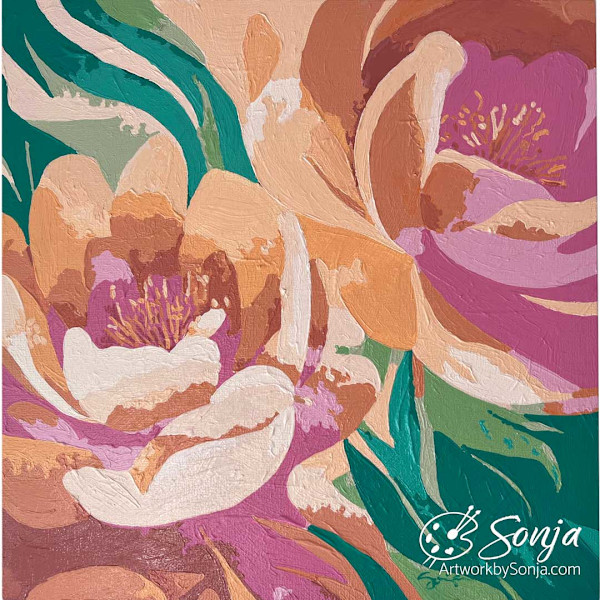 Bright Blooms by Sonja Petersen