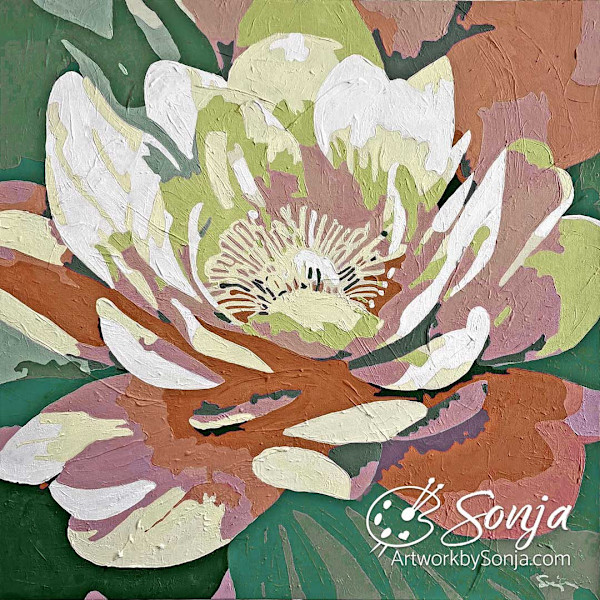 Petal Pop Radiance - Mounted print by Sonja Petersen