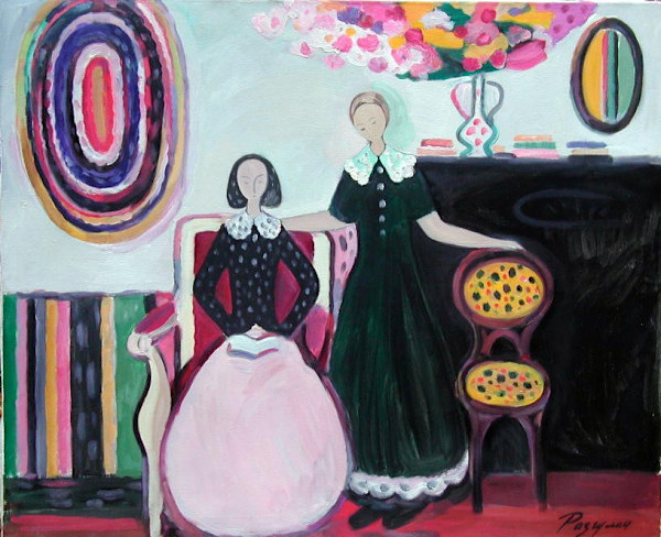 Portrait with Piano by Victor Razgulin