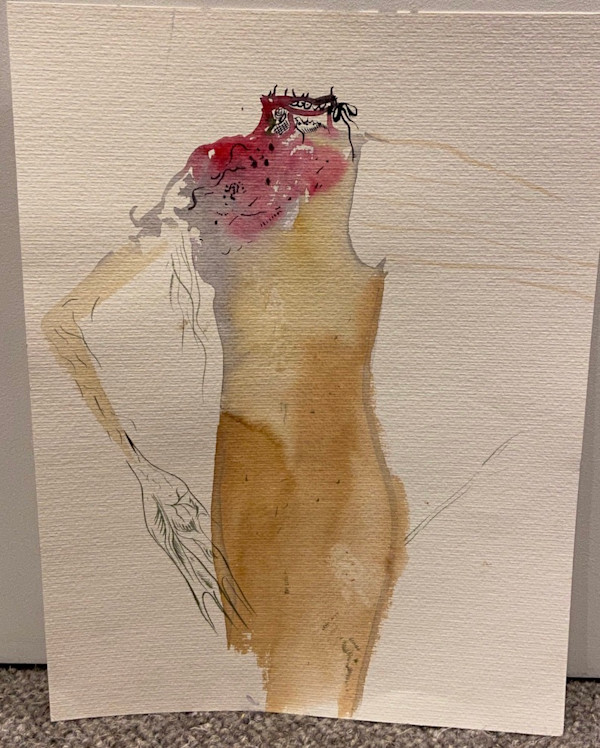 Lizard Dress by GLUKLYA Natalia Pershina